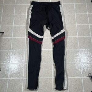 Pacsun Taper Slim Nylon Track Pants With Zipper Adjusted Leg Opening 3m Trim